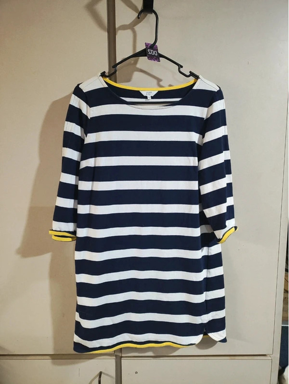 Crown & Ivy size Large Striped Long Shirt